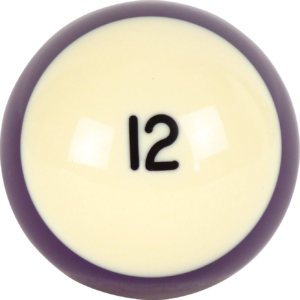 RBCB_12 Aramith Crown Replacement Ball – #12 | Golden Break Billiards